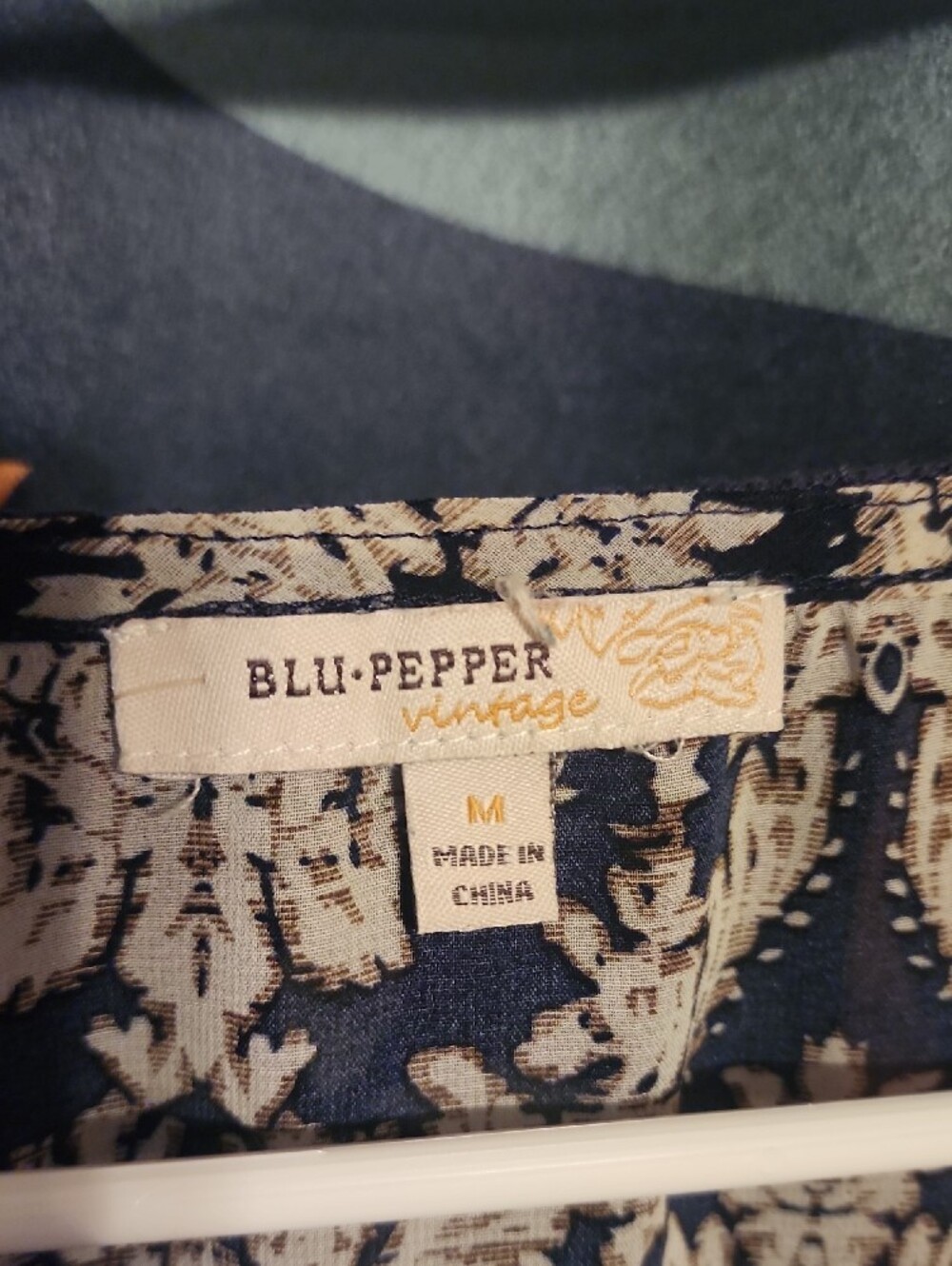 Blu Pepper Black and White Floral Tunic - Picture 2 of 4